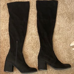 Black thigh High boots